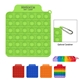 Promotional Custom Push Pop It Square Stress Reliever Game