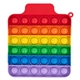 Promotional Custom Push Pop It Square Stress Reliever Game
