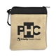 Canvas Zipper Tote with carabiner