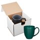 15oz Bistro Style Ceramic Mug Gift Set