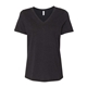 BELLA + CANVAS - Womens Relaxed Heather CVC V - Neck Tee