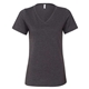 BELLA + CANVAS - Womens Relaxed Heather CVC V - Neck Tee
