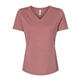 BELLA + CANVAS - Womens Relaxed Heather CVC V - Neck Tee
