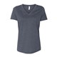 BELLA + CANVAS - Womens Relaxed Heather CVC V - Neck Tee