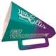Square 9 Megaphone Full Color