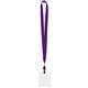 Conference Combo - 5/8 One Color Lanyard With 3 X 4 Full Color Id Badge