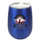 Halcyon(R) 12 oz Stainless Steel Wine Glass with Lid - Gift Set, Full Color Digital