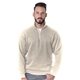 Bayside Unisex Quarter - Zip Pullover Sweatshirt