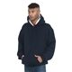 Bayside Adult Super Heavy Thermal - Lined Full - Zip Hooded Sweatshirt