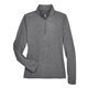 UltraClub - Womens Cool Dry Heathered Performance Quarter - Zip Pullover