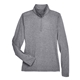UltraClub - Womens Cool Dry Heathered Performance Quarter - Zip Pullover
