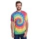 Tie - Dye Adult Burnout Festival T - Shirt
