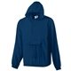 Augusta Sportswear Hooded Nylon Half Zip Pullover Pouch Jacket