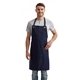 Artisan Collection by Reprime Unisex Barley Contrast Stitch Recycled Bib Apron