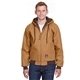 Berne Mens Tall Highland Washed Cotton Duck Hooded Jacket