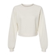 BELLA + CANVAS - Womens Crop Raglan Fleece Crewneck Sweatshirt