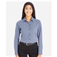 Devon Jones CrownLux Performance(R)Ladies Tonal Mini Check Woven Shirt
