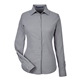 Devon Jones CrownLux Performance(R)Ladies Tonal Mini Check Woven Shirt