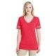 Jerzees Ladies TRI - BLEND Varsity V - Neck T - Shirt