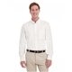 Harriton Mens Tall Foundation Cotton Long - Sleeve Twill Shirt with Teflon