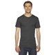 American Apparel Unisex Triblend USA Made Short - Sleeve Track T - Shirt