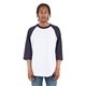 Shaka Wear Adult Three - Quarter Sleeve Raglan T - Shirt