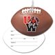Ultra - Thin Football Luggage Tag with Clear Strap