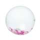 16 Pink And White Confetti Filled Round Beach Ball