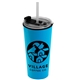 The Roadmaster - 18 oz Travel Tumbler With 2- In -1 Flip And Straw Hole Lid