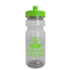 The Trainer - 24 oz Clear Sports Bottle With Push - Pull Lid