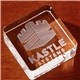 3D Crystal Square Paperweight - Large