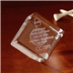 2 Inch 3D Jewel Cube