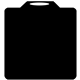 Square Vinyl Stadium Cushion (14x14x2)