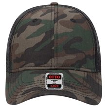 OTTO CAP Camouflage 6 Panel Low Profile Mesh Back Trucker Hat