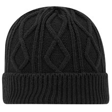 OTTO CAP 12 Cable Knit Beanie w / Rib Knit Cuff