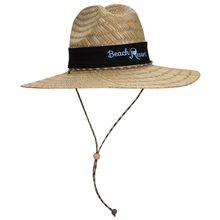OTTO CAP Straw Lifeguard Hat w / Adjustable Cord