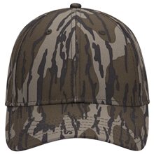 OTTO CAP Mossy Oak Camouflage Superior Polyester Twill 6 Panel Low Profile Baseball Cap