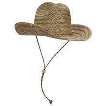 OTTO CAP Straw Cowboy Hat w / Adjustable Cord