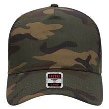OTTO CAP Camouflage 5 Panel Mid Crown Mesh Back Trucker Hat