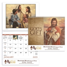 Gods Gift wo Funeral Pre - Planning Sheet - Spiral - Good Value Calendars(R)