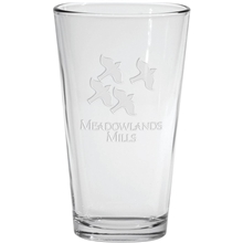 16 oz Pint Glass - Deep Etched