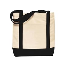 Black Gemline Contemporary Tote Bag