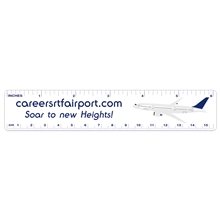 Plastic Ruler 1 3/16 x 6 3/16 .015 Thickness