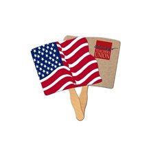 Flag Recycled Hand Fan - Paper Products
