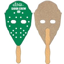 Hockey Mask Recycled Hand Fan - Paper Products