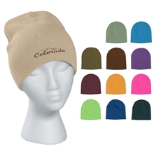 100 Acrylic Knit Beanie Cap