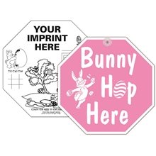 Bunny Hop Here Window Sign - Paper Products
