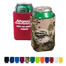 Folding Foam Can Cooler Sleeve