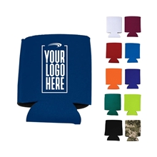 Folding Foam Can Cooler Sleeve