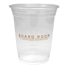 12 oz Soft Sided White Plastic Cup